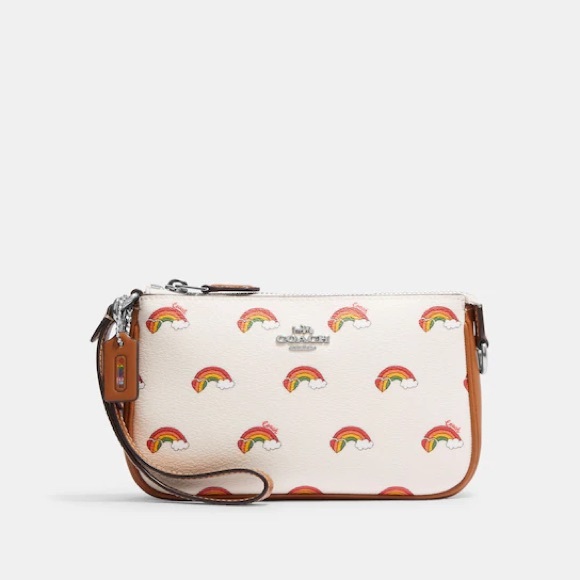 Coach small shoulder bag with Rainbow Print - Picture 3 of 9